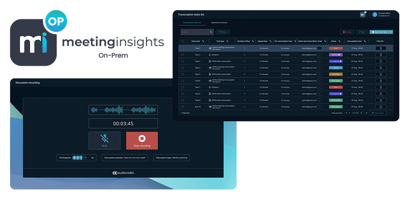AudioCodes Meeting Insights On-Prem