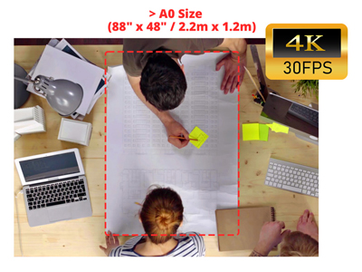 シャープな4K UHD俯瞰映像