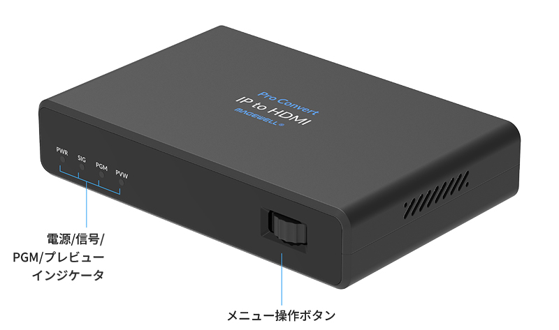 MAGEWELL Pro Convert IP to HDMI インターフェイス1