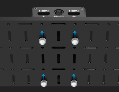 1RU ラックマウントシェルフ（奥行き 120mm タイプ）