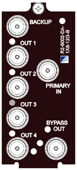 R2-6002-DA-1X8-12G-B リアパネル図