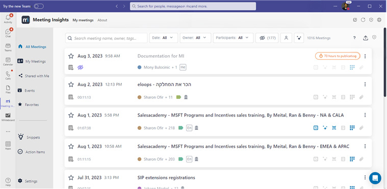 会議情報を一元管理・ナレッジ化