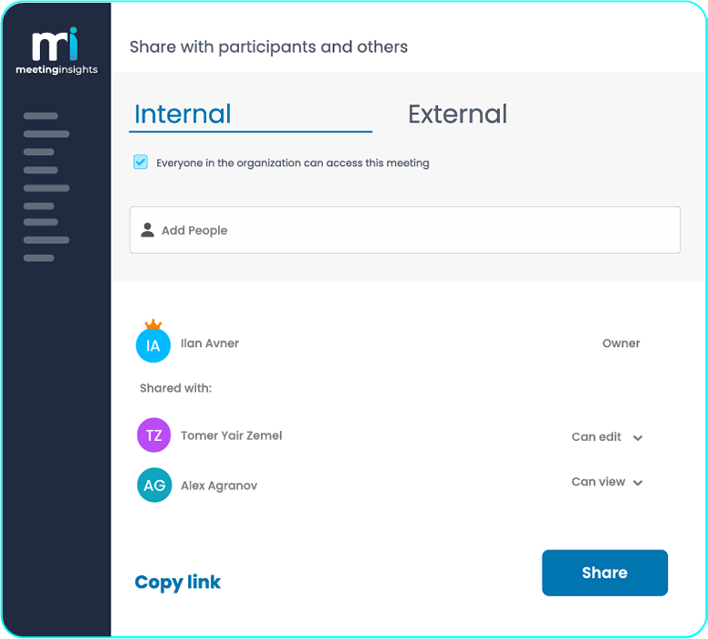 会議内容を簡単に共有